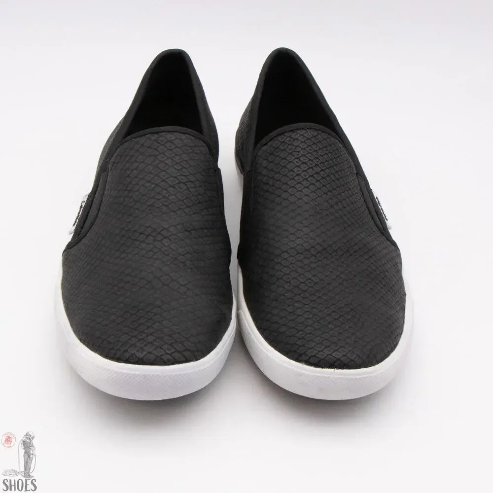Calvin Klein Talisha Men's 10 Black Mesh‎ Slip-On Loafers - Size 10